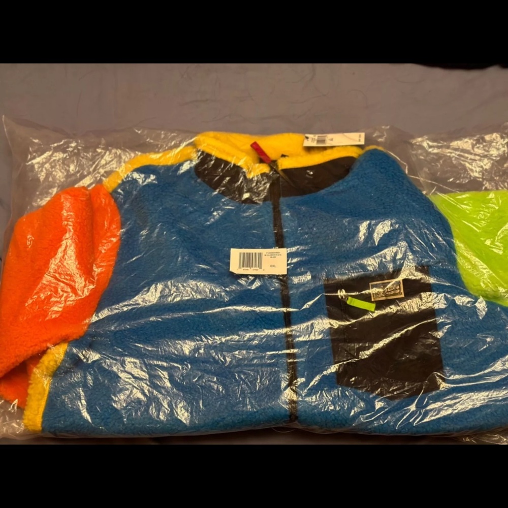 RALPH LAUREN HI-PILE FLEECE FULL-ZIP HYBRID SIZE XXL NWT - Picture 2 of 4